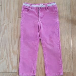 Toddler girl 3T pink corduroy pants